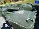 1 LOT of (10) Rolling  USED Trash Cans