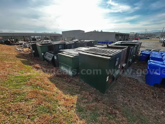 1 DUMPSTER - 4 YARD - THIS AUCTION IS FOR ONE DUMPSTER