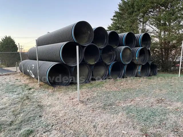(1) Corrugated Culvert Pipe 20 feet long - THIS AUCTION FOR (1) PIPE - 42-inch diameter drainage tile/culvert