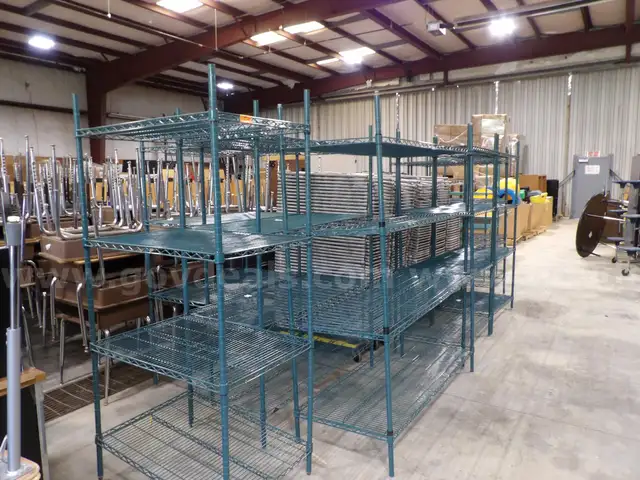 9 Storage Racks (steel)
