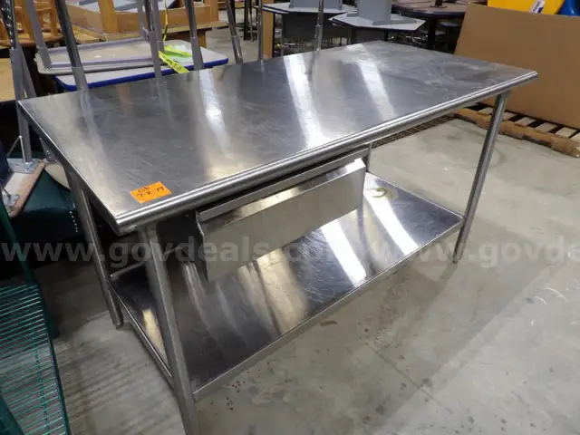Stainless Steel Preparation Table