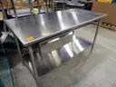 Stainless Steel Preparation Table
