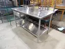 Stainless Steel Preparation Table