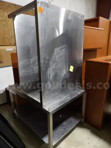 Two Stainless Steel Preparation Tables