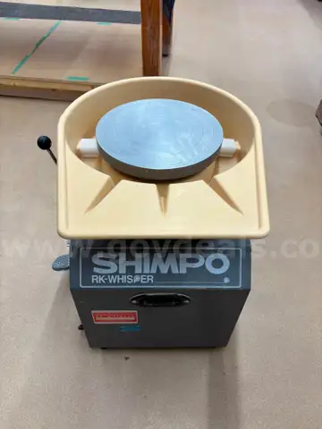 Shimpo Electric Pottery Wheel RK Whisperer