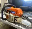 2014 Stihl MS-261c Chainsaw *Chain has light bluing but in good shape* *Chain sprocket on clutch is showing some wear*