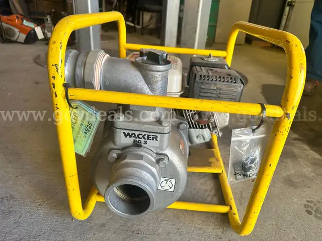 2012 Wacker PG-3 Water Pump