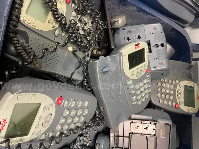 Large Lot of Used Avaya Phones