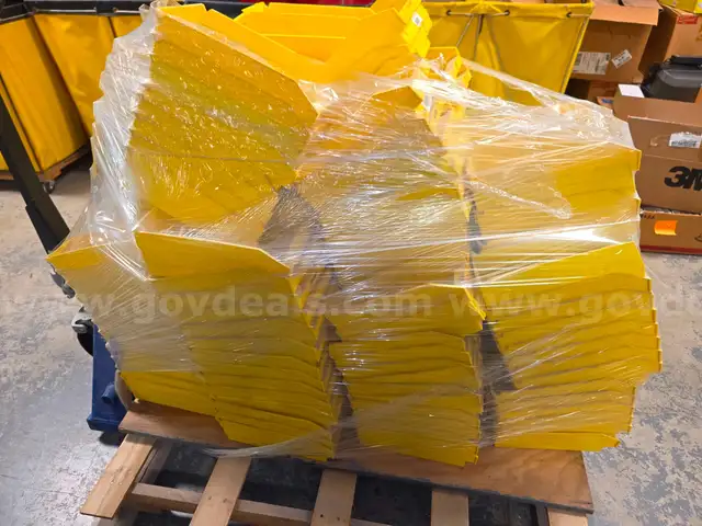 Heavy-duty plastic stackable storage bins
