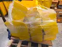 Heavy-duty plastic stackable storage bins
