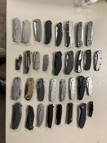 Lot of Kershaw knives