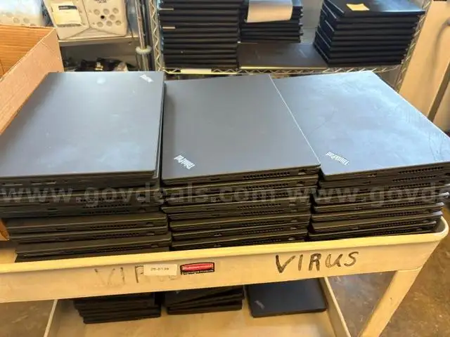 Lot of Lenovo ThinkPads No Hard Drives
