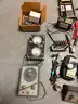 Lot of electric meters Allen wrenches and other miscellaneous tools