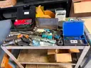 Lot of Miscellaneous tools and cart