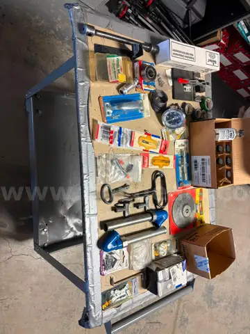 Lot of tools and cart