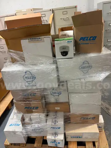 3 pallets of PELCON cameras and Accessories
