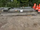 16&#x27; X 13&#x27; GARAGE DOOR WITH OPENER &#x26; TRACKS