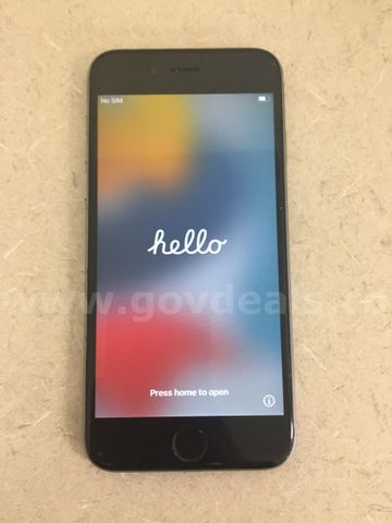 1 Apple A1688 iPhone 6s; 32GB **UNLOCKED AND UNMANAGED** | GovDeals