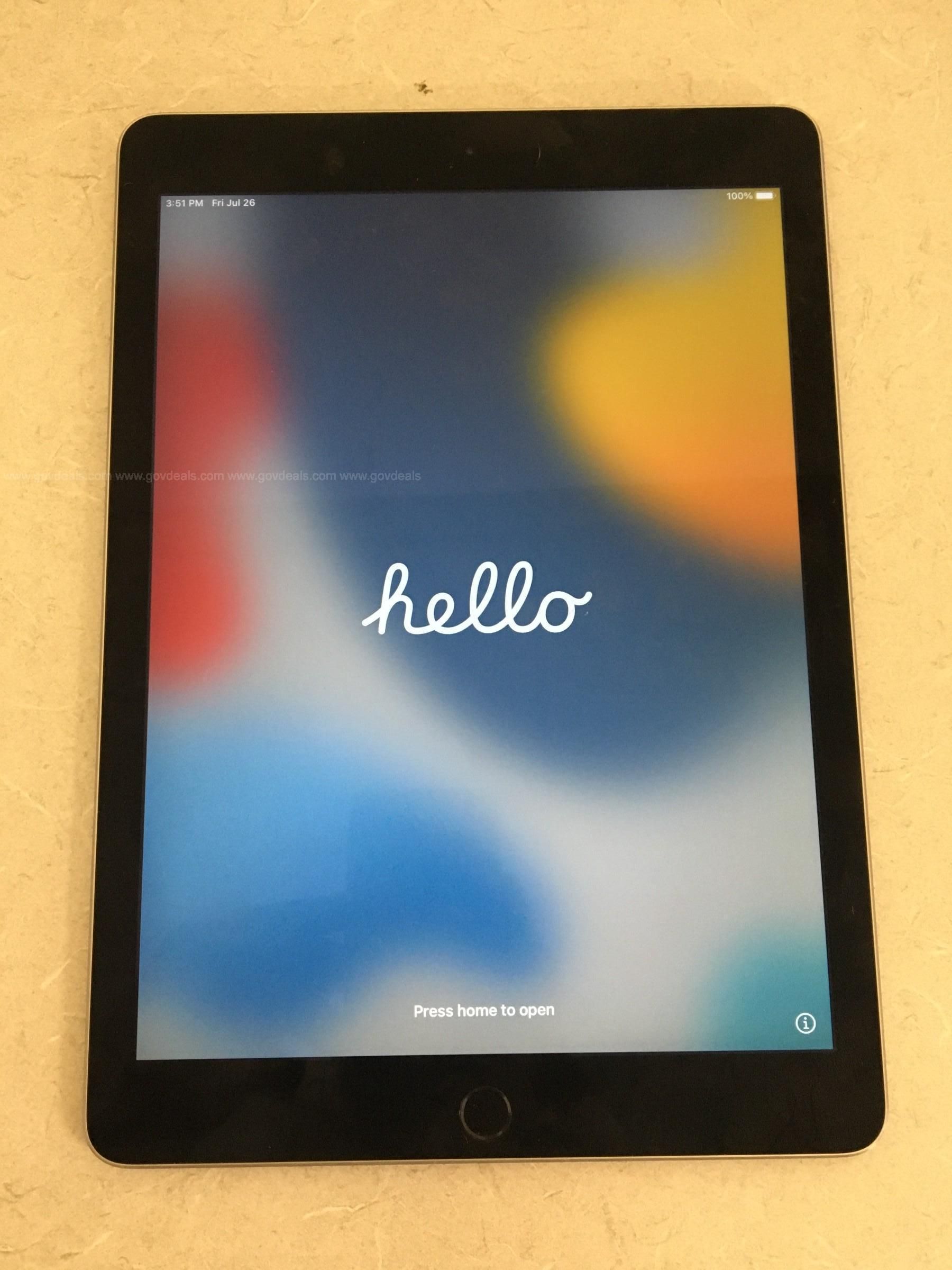 1 Apple A1566 iPad Air 2; 16 GB; **Wi-Fi-ONLY UNLOCKED AND UNMANAGED** |  AllSurplus