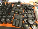 Lot of 29  LOCKED Motorola radios and chargers