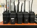 Lot of 29  LOCKED Motorola radios and chargers