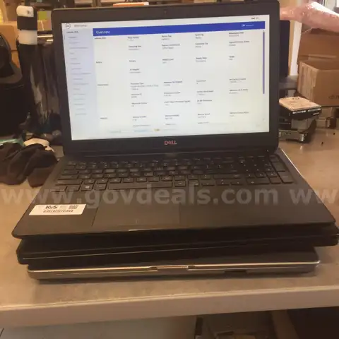 Lot of 3 Mixed Dell Latitude Laptops - 1 with a Drive, all have a Battery