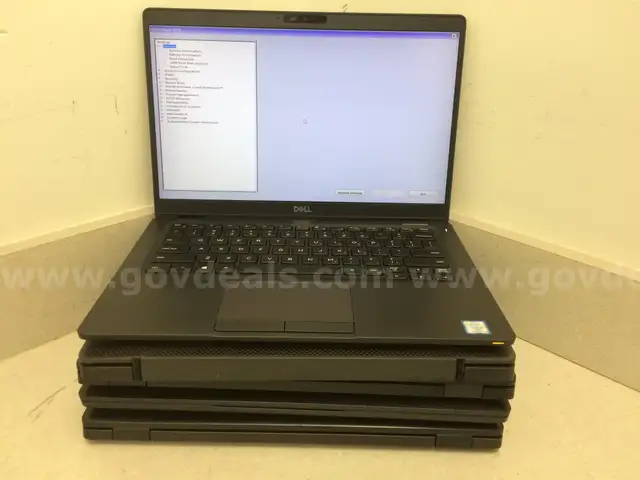 Lot of 5 Dell Latitude Laptops - 8th Generation Processors