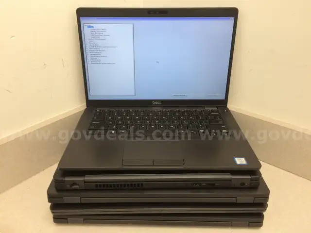Lot of 5 Dell Latitude Laptops - 8th Generation Processors