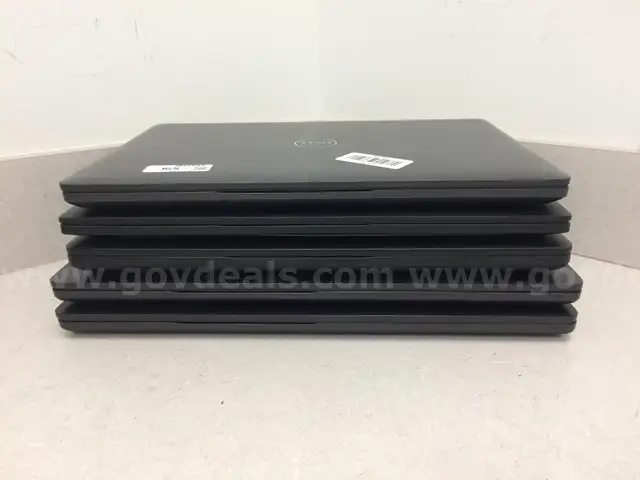 Lot of 5 Dell Latitude Laptops - 8th Generation Processors