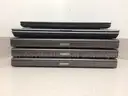 Lot of 5 Dell Laptops - 1 8th Generation Processor, 4 4th Generation Processors