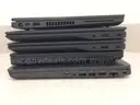 Lot of 5 Dell Laptops - 3 8th Generation Processors, 2 5th Generation Processors, NO OS
