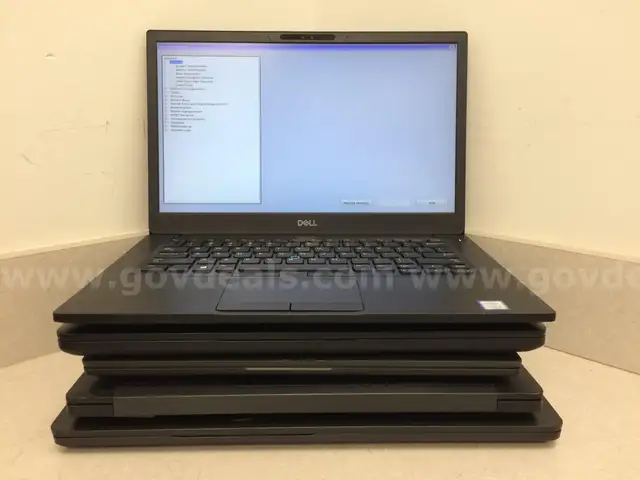 Lot of 5 Dell Laptops - 4 8th Generation Processors, 1 7th Generation Processor, NO OS