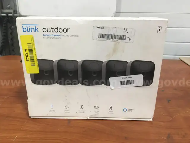 Blink Outdoor Wireless 5 Camera HD Security Kit (3rd Gen)