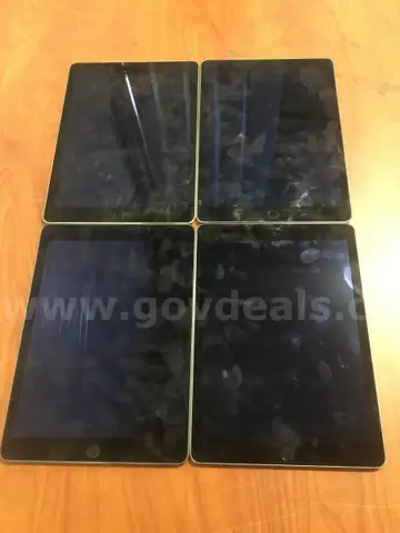 Lot of 4: Apple A1566 iPad Air 2; 64-128 GB; **Wi-Fi-ONLY UNLOCKED AND UNMANAGED**
