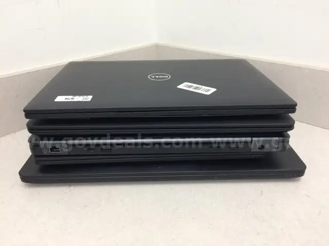 Lot of 5 Dell Latitude Laptops - 5th, 6th, and 8th Generation Processors, NO OS