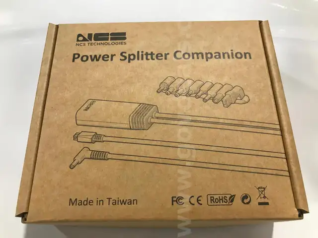 Lot of 60: NEW IN BOX NCS Technologies NCS11290 Power Splitter Companion Laptop Multi Adapters 1042403