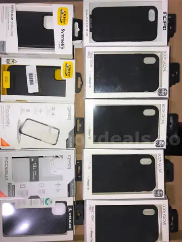 Lot of 37 Misc. Cell Phone Cases (OtterBox, Platinum and tech21)