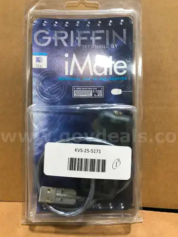 Griffin iMate ADB to USB adapter for Vintage Macintosh ADB Keyboard Mouse