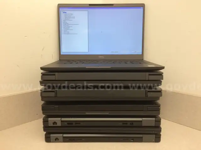 Lot of 10 Dell Latitude Laptops - 5th, 6th, and 8th Generation Processors, NO DRIVES
