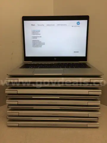 Lot of 10 HP EliteBook 745 G6s - 14&#x22; 1920x1080, AMD Radeon 5 Pro 3500U, 16GB RAM, NO DRIVES