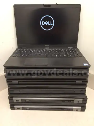 Lot of 10 Dell Latitude Laptops - 8 Dell Latitude 5500s, 2 Dell Latitude E5570s, NO OS