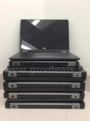 Lot of 10 Dell Latitude Laptops - 5th, 6th, and 8th Generation Processors, NO DRIVES