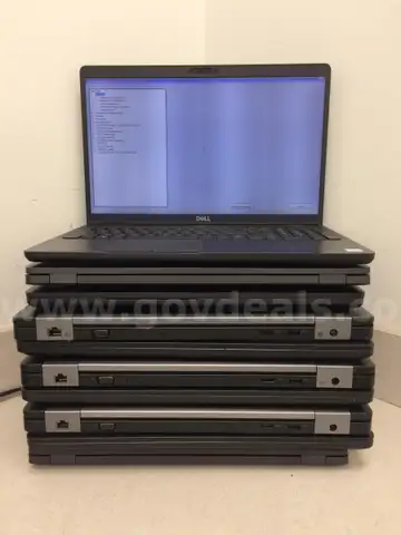 Lot of 10 Dell Latitude Laptops - 6th and 8th Generation Processors, NO DRIVES