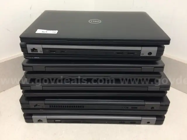 Lot of 10 Dell Latitude Laptops - 6th and 8th Generation Processors, NO DRIVES