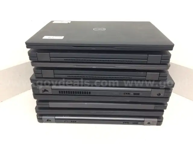 Lot of 10 Dell Latitude Laptops - 7th and 8th Generation Processors, NO OS