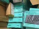 Lot of 50+: MISC. USB Logitech Keyboards | 30+: MISC. Display Cables / Adapters *OPEN BOXED*