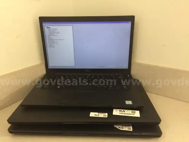 Lot of 3 Mixed Dell Latitude Laptops - 1 with a Drive and a Battery