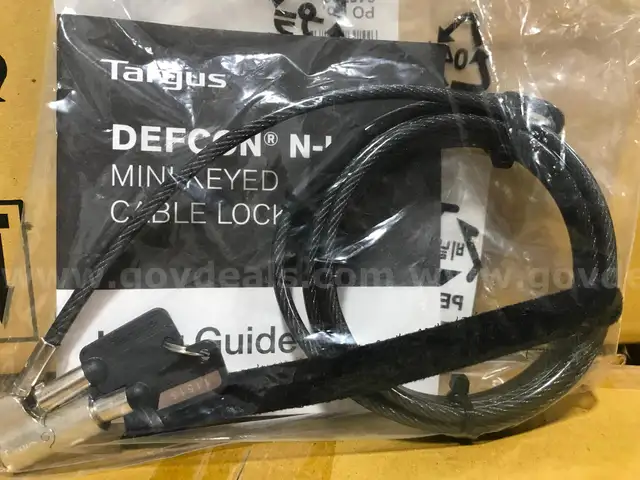Lot of 100: New Targus Laptop Locks: ASP65GLX