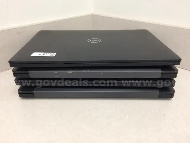 Lot of 4 Dell Latitudes 7390s - Intel Core i7-8650U @ 1.90GHz, 16GBs RAM, 13.3&#x22; 1920x1080, NO DRIVES/OS