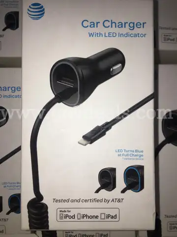 Lot of 213:  NEW Assorted AT&#x26;T Car Chargers for iPhone